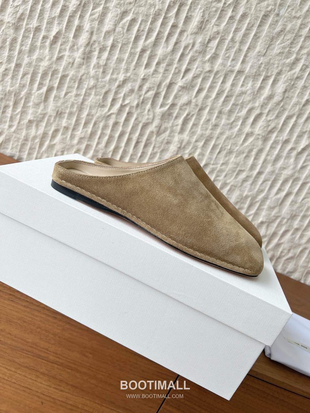 The Row Leather Suede Open Back Mule Flats 더로우 레더 스웨이드 오픈백 뮬 플랫 슈즈 5