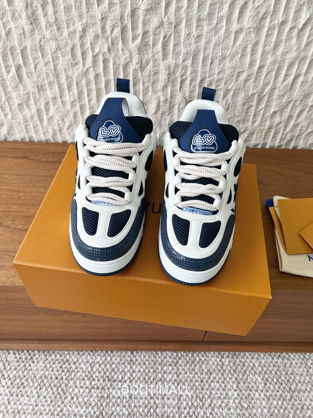 Louis Vuitton LV Skate Suede Leather Mesh Chunky Sneakers 루이비통 LV 스케이트 스웨이드 레더 메쉬 청키 스니커즈 1