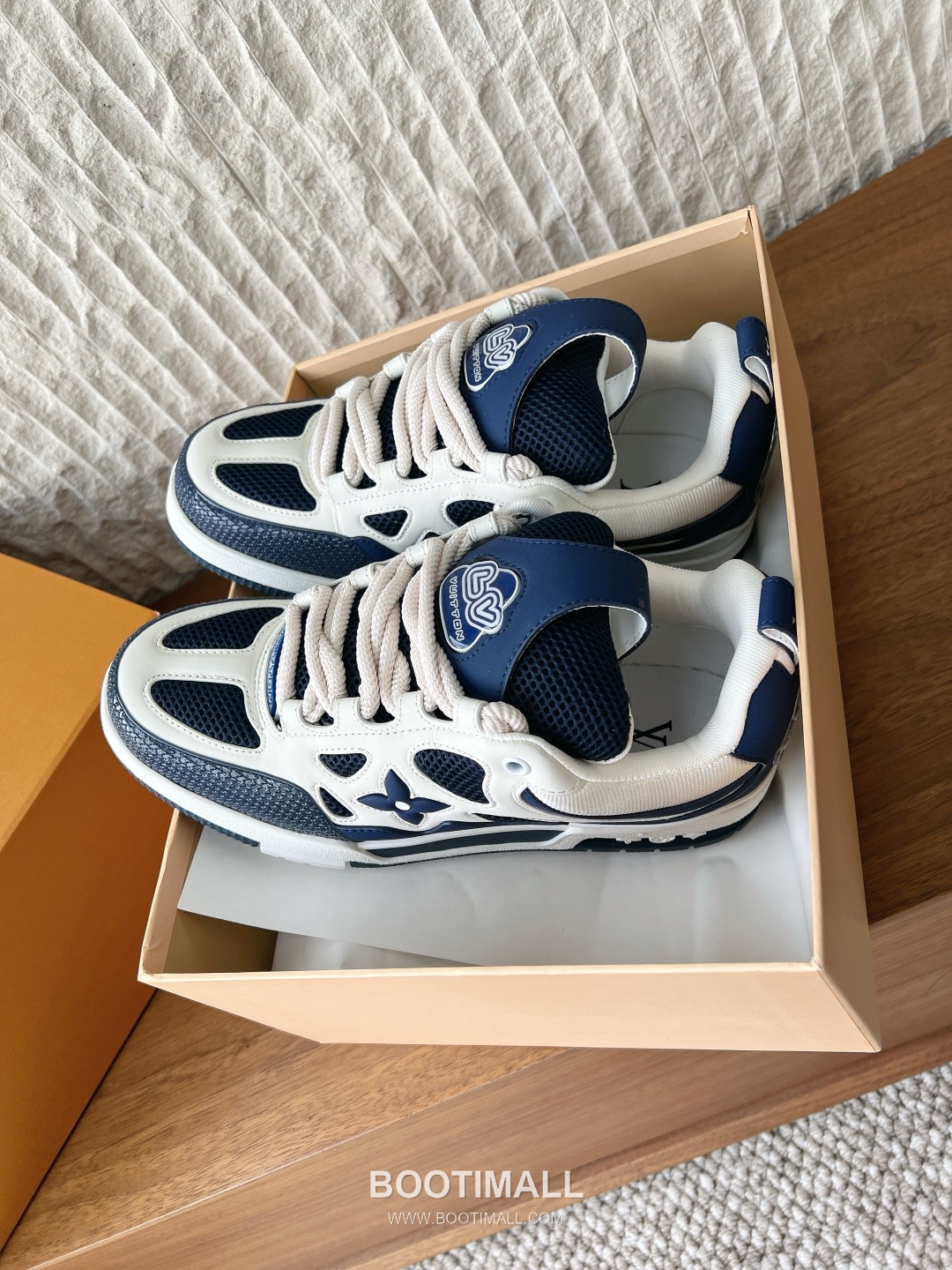 Louis Vuitton LV Skate Suede Leather Mesh Chunky Sneakers 루이비통 LV 스케이트 스웨이드 레더 메쉬 청키 스니커즈 4