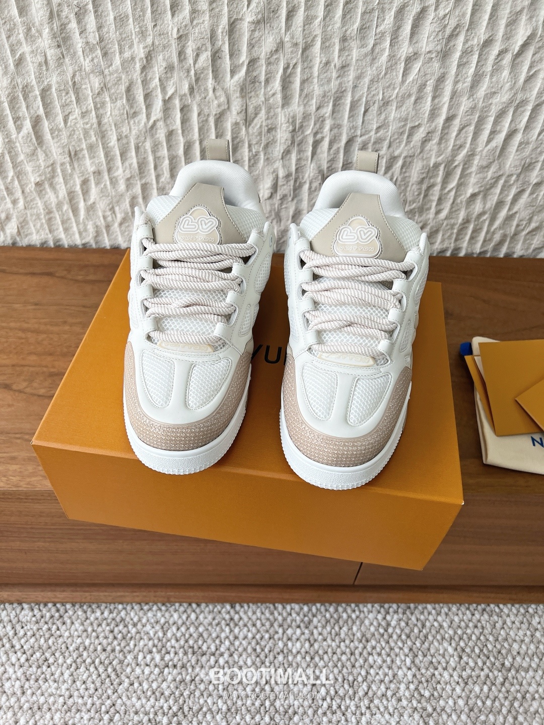 Louis Vuitton LV Skate Suede Leather Mesh Chunky Sneakers 루이비통 LV 스케이트 스웨이드 레더 메쉬 청키 스니커즈 1