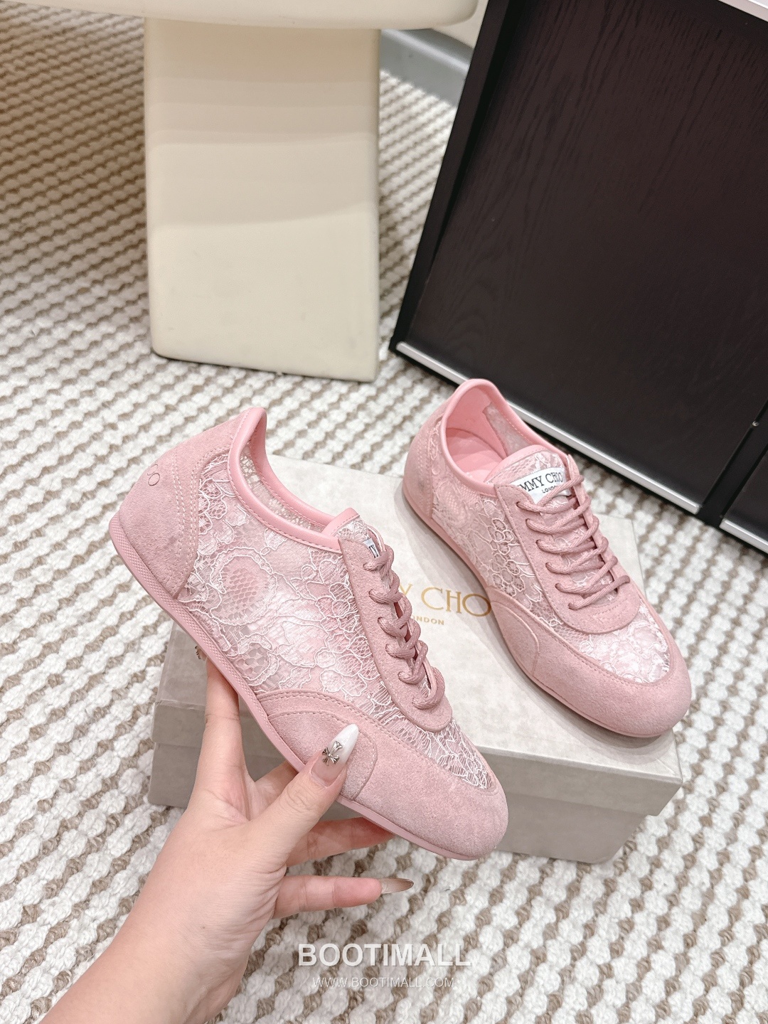Jimmy Choo Diamond Leather Lace Chunky Sole Sneakers 지미추 다이아몬드 레더 레이스 청키솔 스니커즈 5