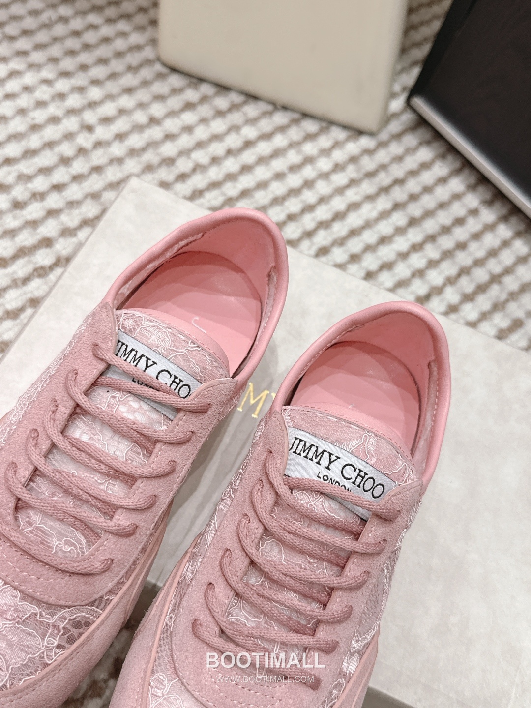 Jimmy Choo Diamond Leather Lace Chunky Sole Sneakers 지미추 다이아몬드 레더 레이스 청키솔 스니커즈 6