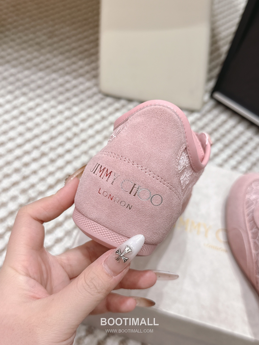 Jimmy Choo Diamond Leather Lace Chunky Sole Sneakers 지미추 다이아몬드 레더 레이스 청키솔 스니커즈 9