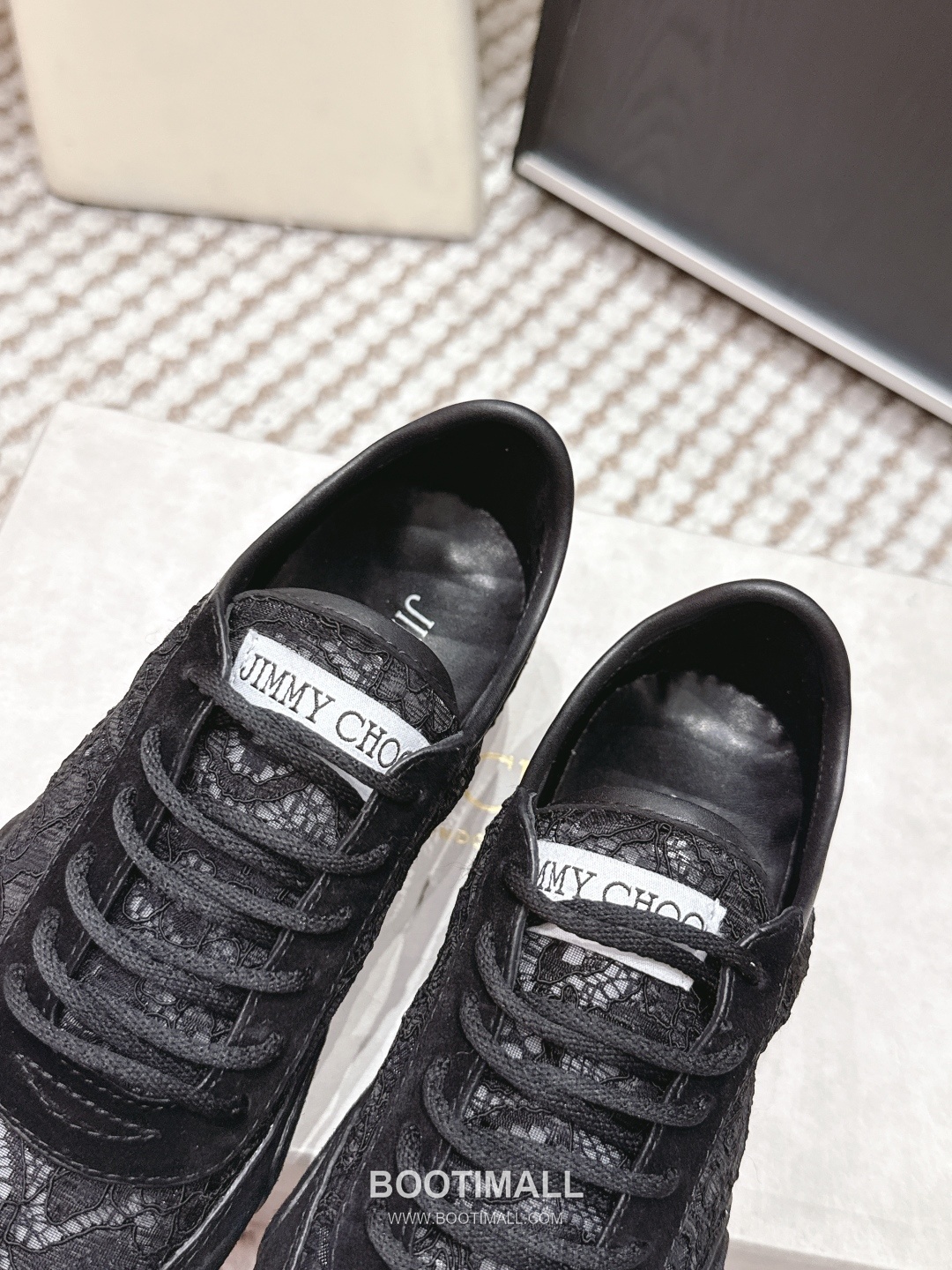 Jimmy Choo Diamond Leather Lace Chunky Sole Sneakers 지미추 다이아몬드 레더 레이스 청키솔 스니커즈 8