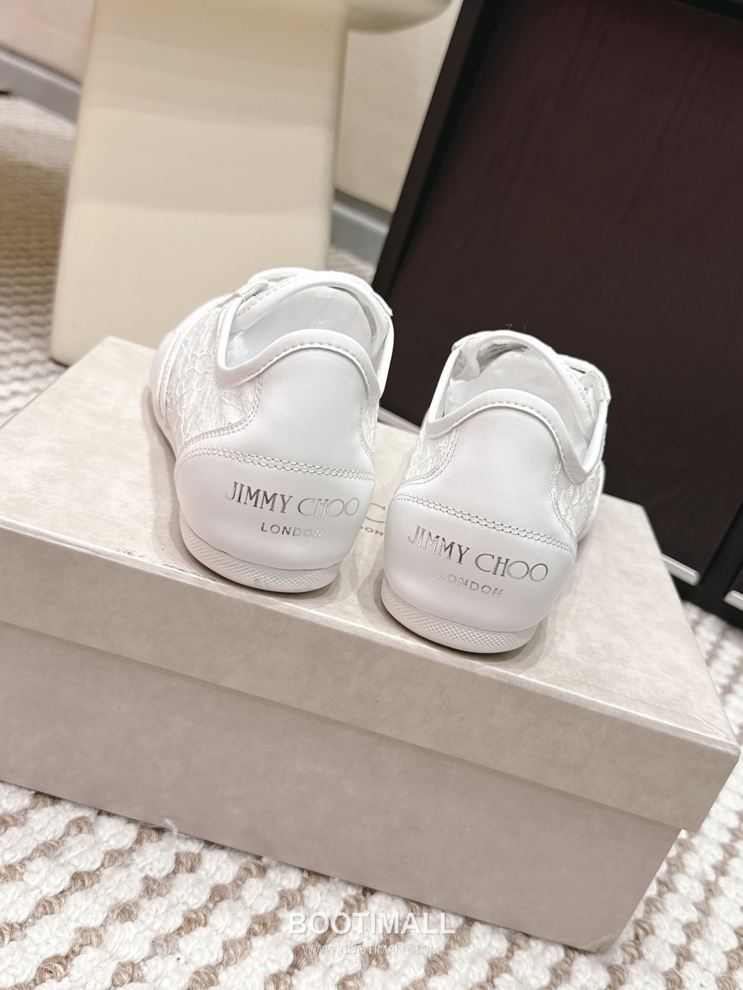 Jimmy Choo Diamond Leather Lace Chunky Sole Sneakers 지미추 다이아몬드 레더 레이스 청키솔 스니커즈 7