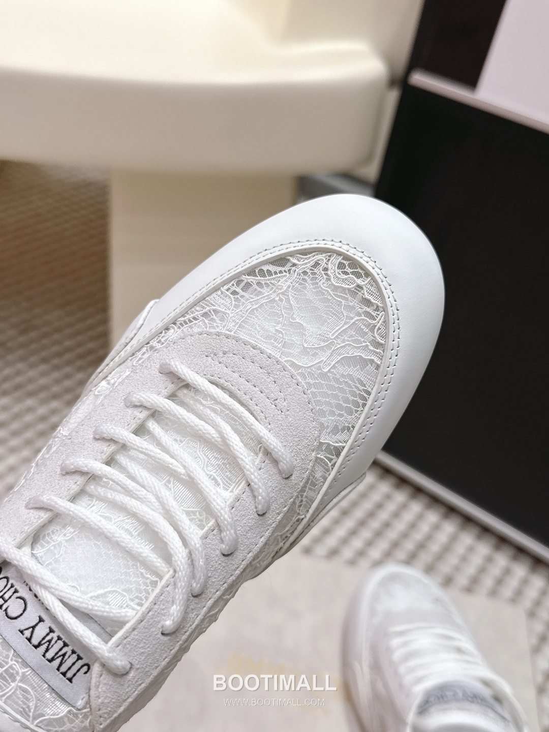 Jimmy Choo Diamond Leather Lace Chunky Sole Sneakers 지미추 다이아몬드 레더 레이스 청키솔 스니커즈 8