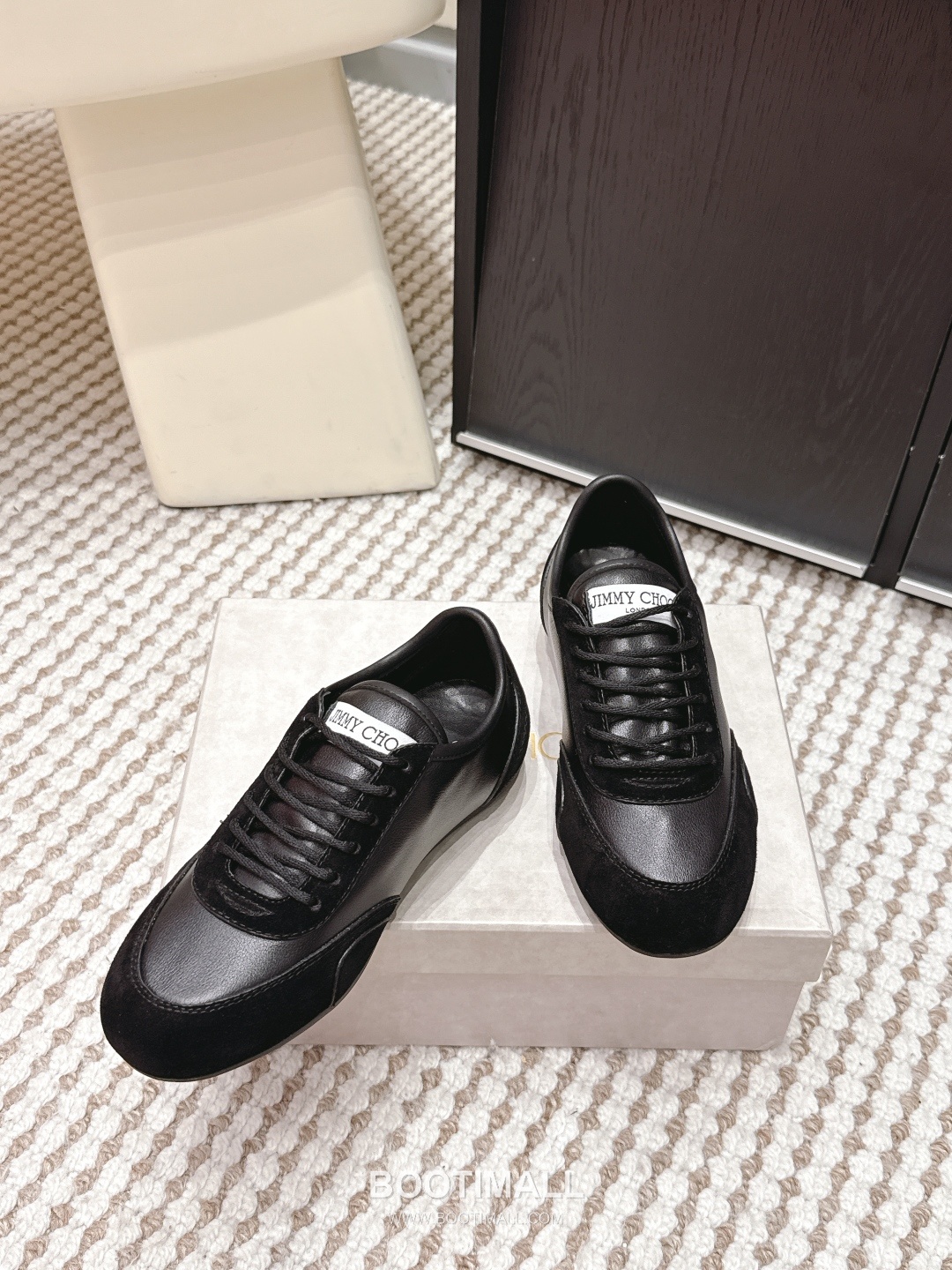 Jimmy Choo Diamond Leather Lace Chunky Sole Sneakers 지미추 다이아몬드 레더 레이스 청키솔 스니커즈 3