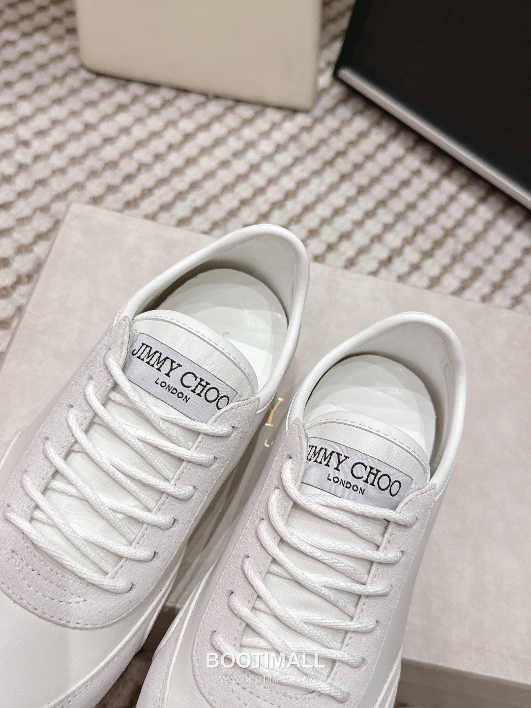 Jimmy Choo Diamond Leather Lace Chunky Sole Sneakers 지미추 다이아몬드 레더 레이스 청키솔 스니커즈 6