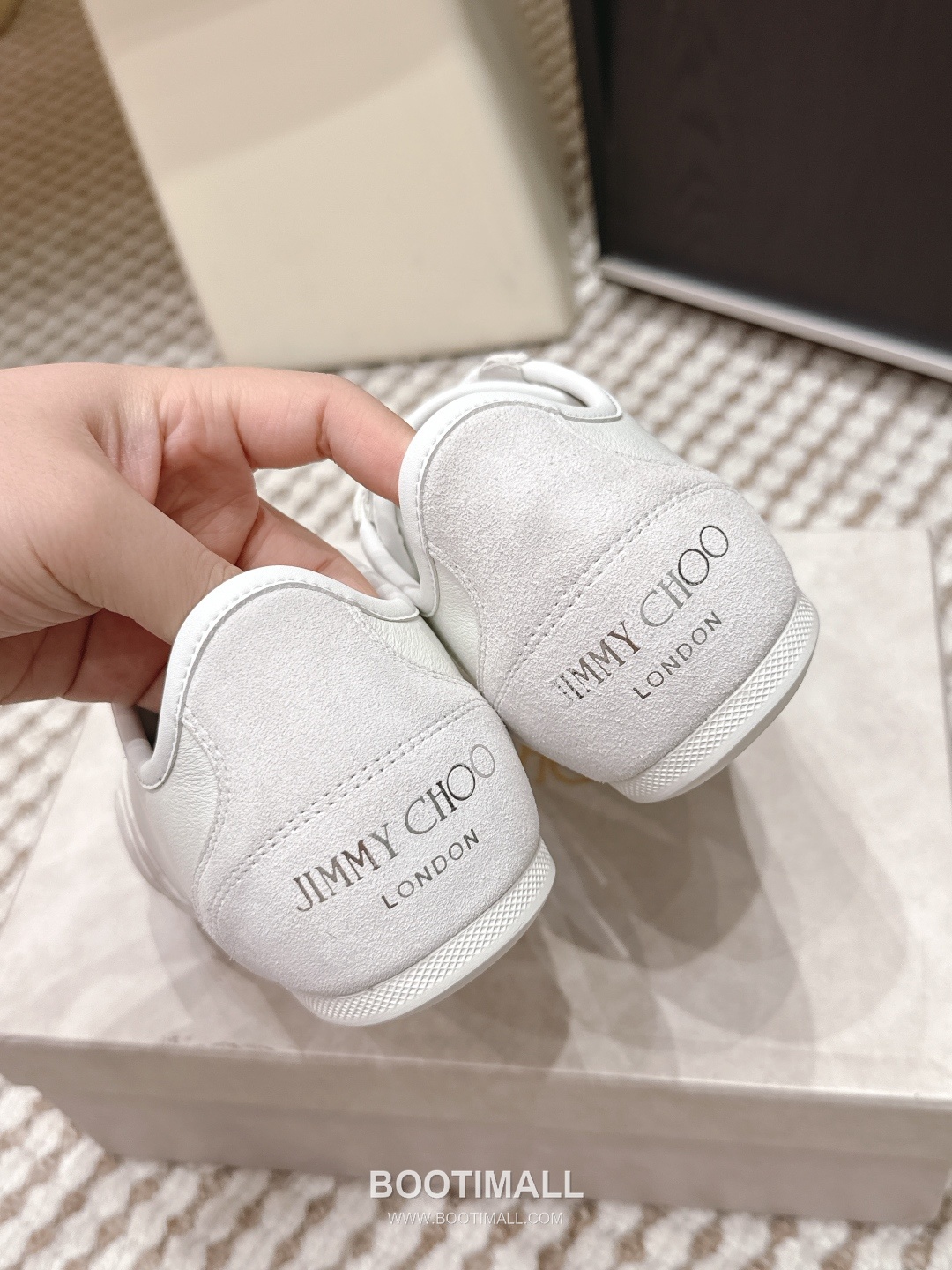 Jimmy Choo Diamond Leather Lace Chunky Sole Sneakers 지미추 다이아몬드 레더 레이스 청키솔 스니커즈 8