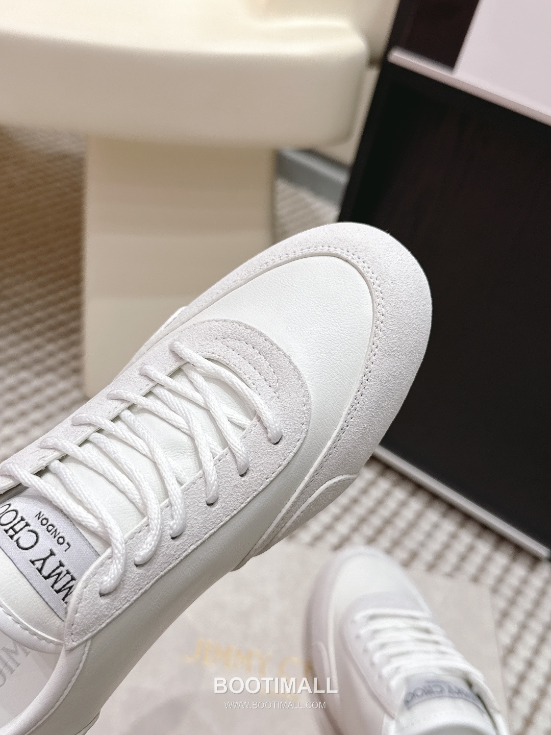 Jimmy Choo Diamond Leather Lace Chunky Sole Sneakers 지미추 다이아몬드 레더 레이스 청키솔 스니커즈 9