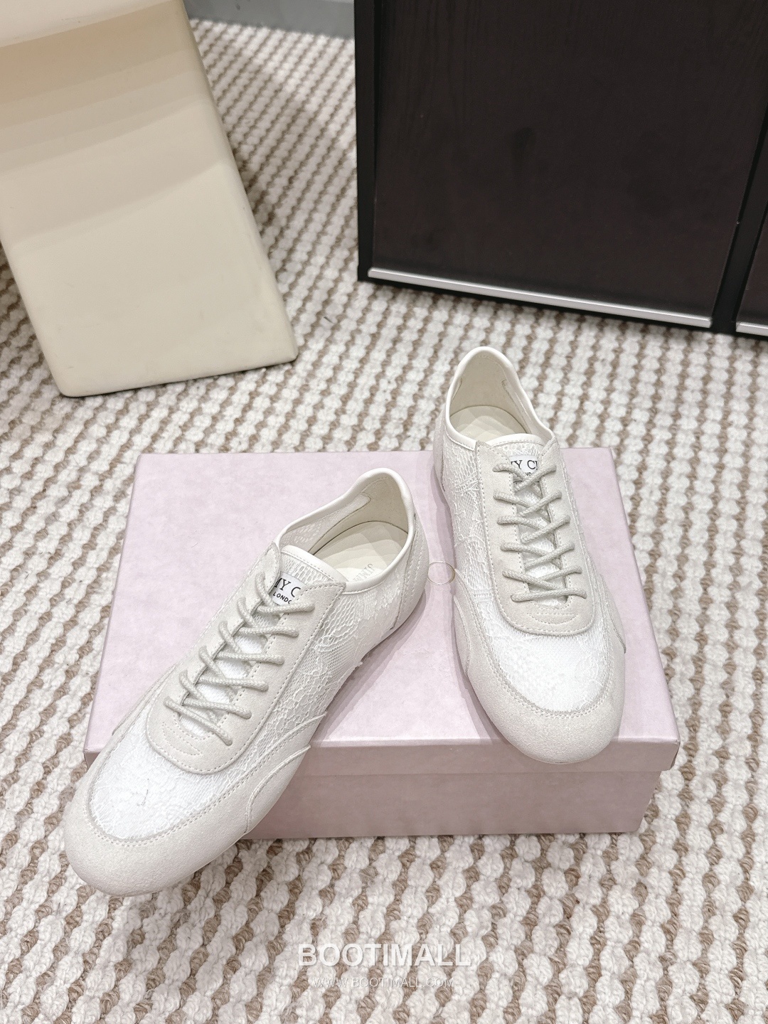 Jimmy Choo Diamond Leather Lace Chunky Sole Sneakers 지미추 다이아몬드 레더 레이스 청키솔 스니커즈 4