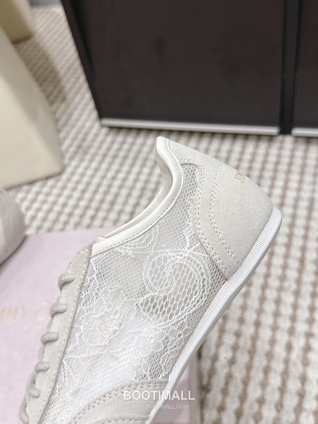 Jimmy Choo Diamond Leather Lace Chunky Sole Sneakers 지미추 다이아몬드 레더 레이스 청키솔 스니커즈 6