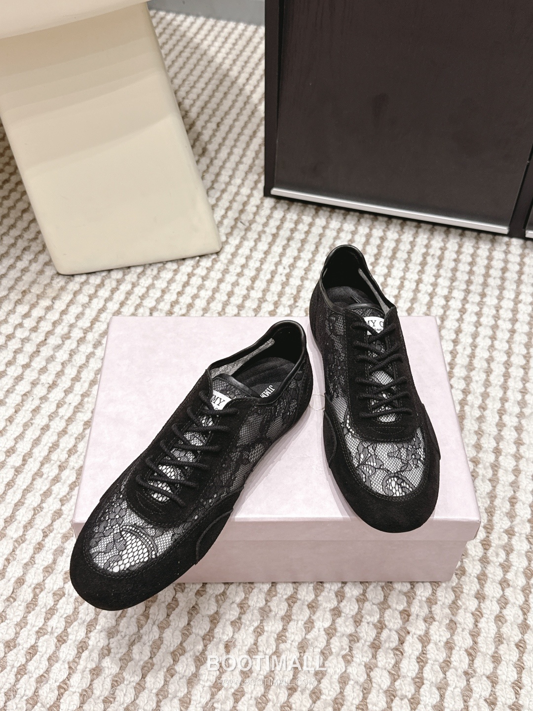 Jimmy Choo Diamond Leather Lace Chunky Sole Sneakers 지미추 다이아몬드 레더 레이스 청키솔 스니커즈 4