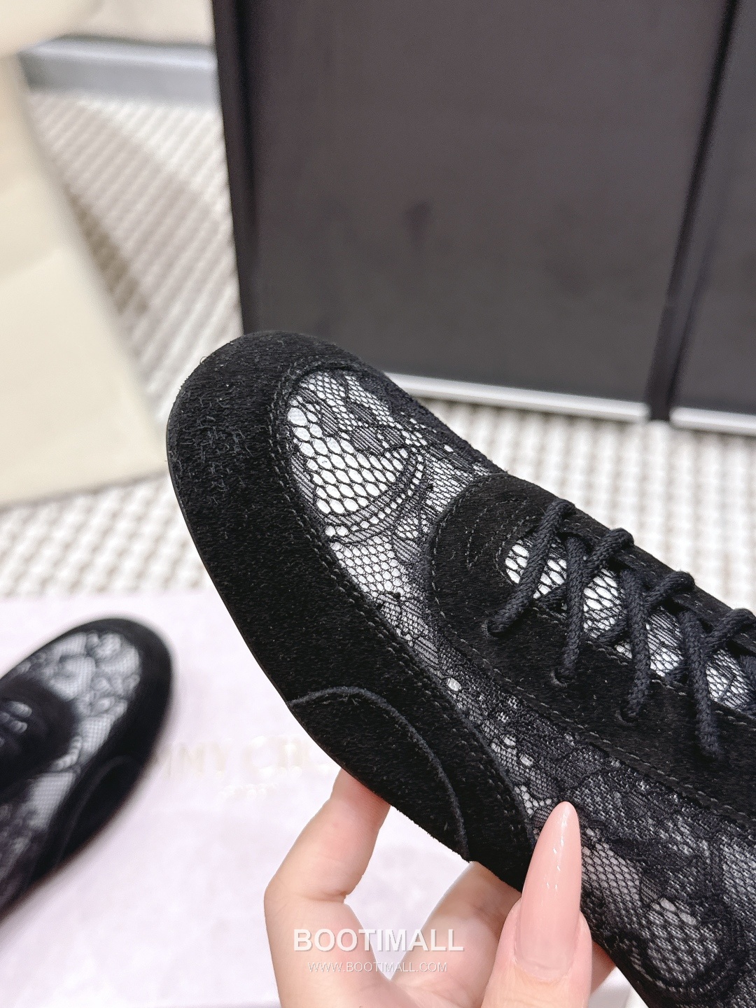 Jimmy Choo Diamond Leather Lace Chunky Sole Sneakers 지미추 다이아몬드 레더 레이스 청키솔 스니커즈 7