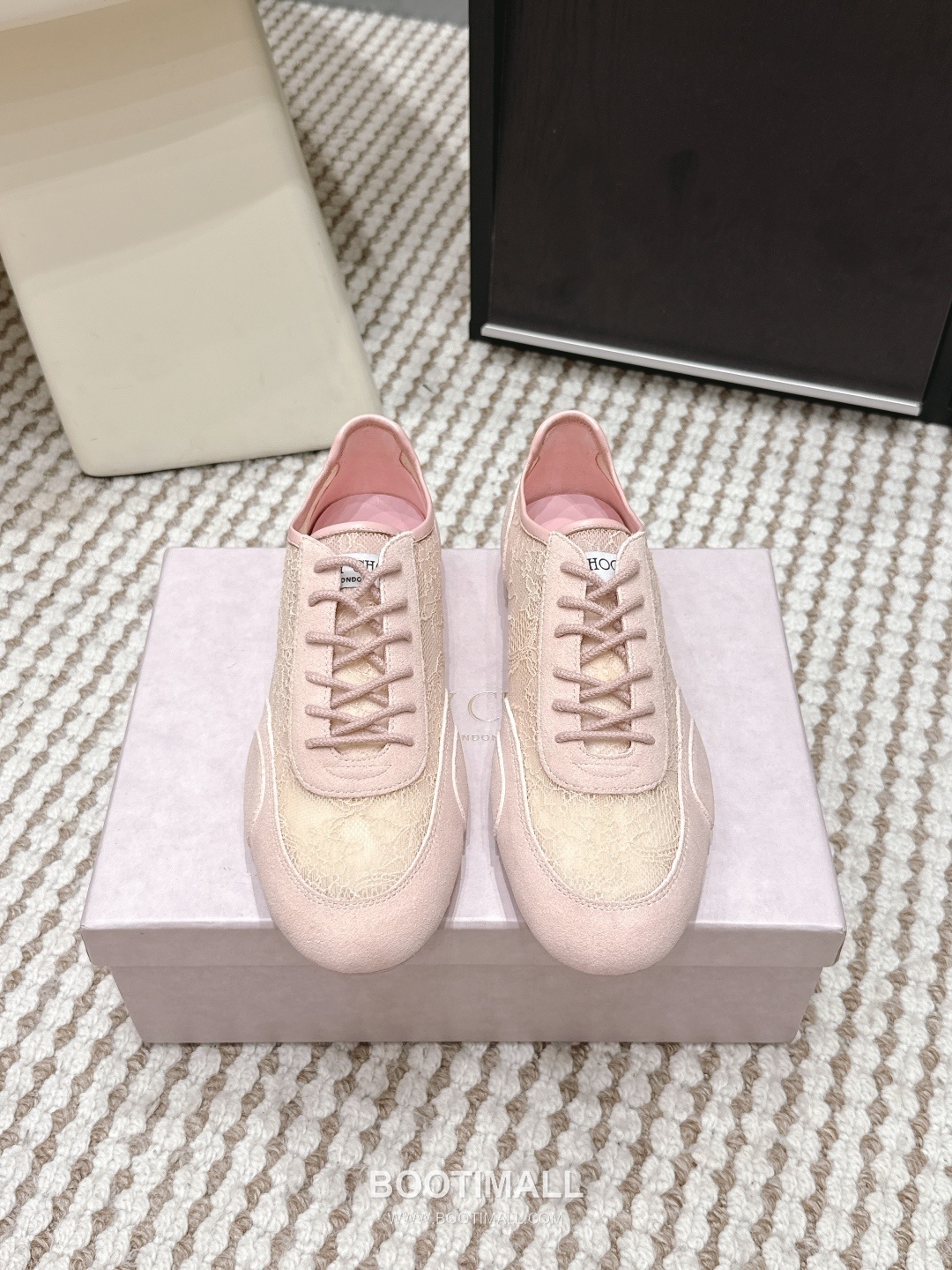Jimmy Choo Diamond Leather Lace Chunky Sole Sneakers 지미추 다이아몬드 레더 레이스 청키솔 스니커즈 1