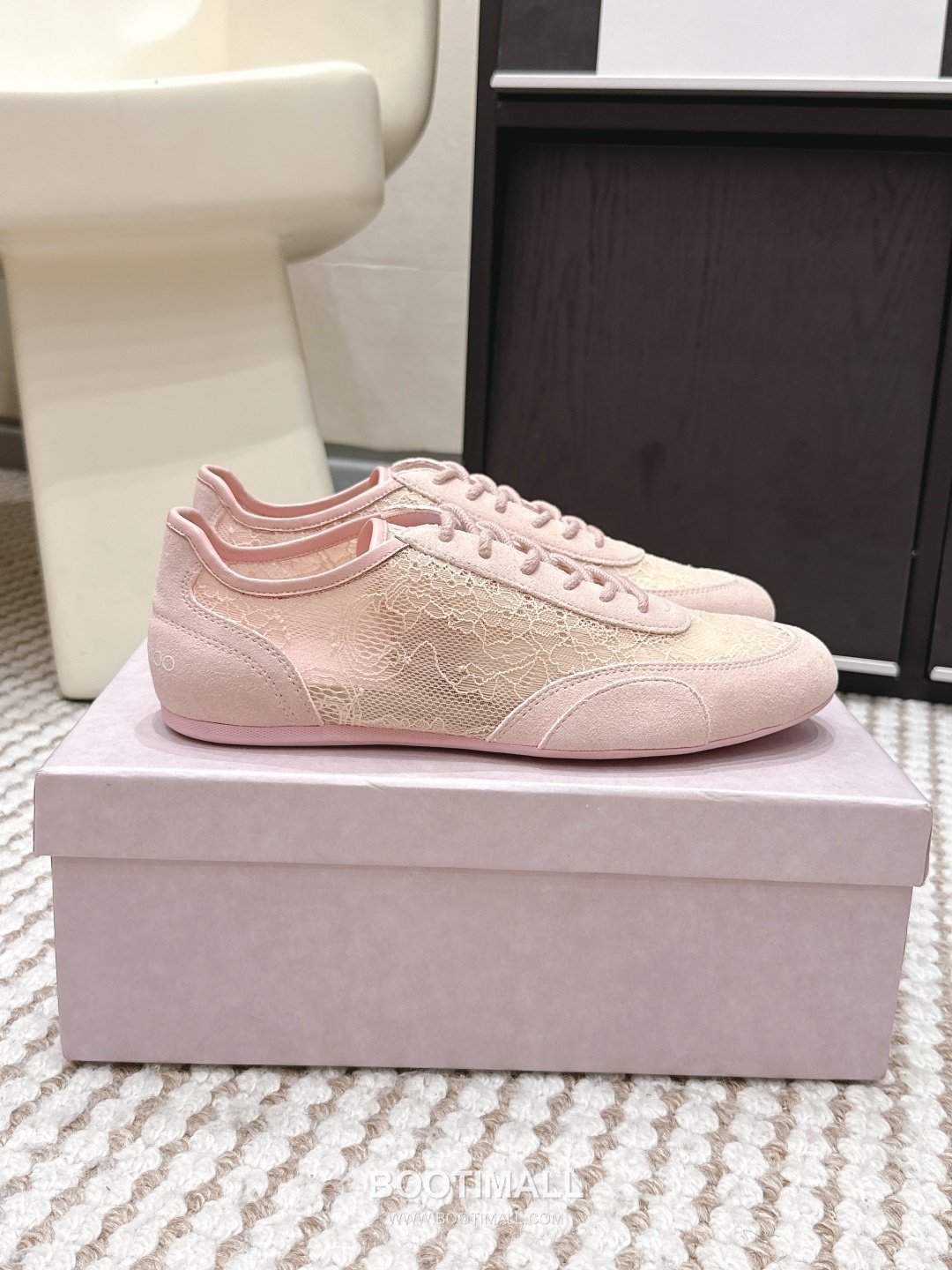 Jimmy Choo Diamond Leather Lace Chunky Sole Sneakers 지미추 다이아몬드 레더 레이스 청키솔 스니커즈 2