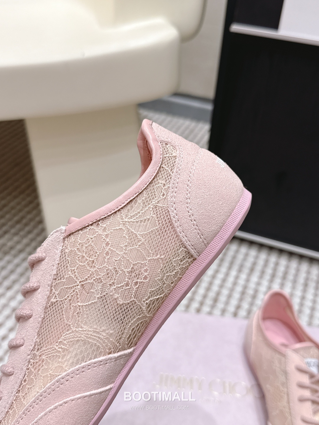 Jimmy Choo Diamond Leather Lace Chunky Sole Sneakers 지미추 다이아몬드 레더 레이스 청키솔 스니커즈 6
