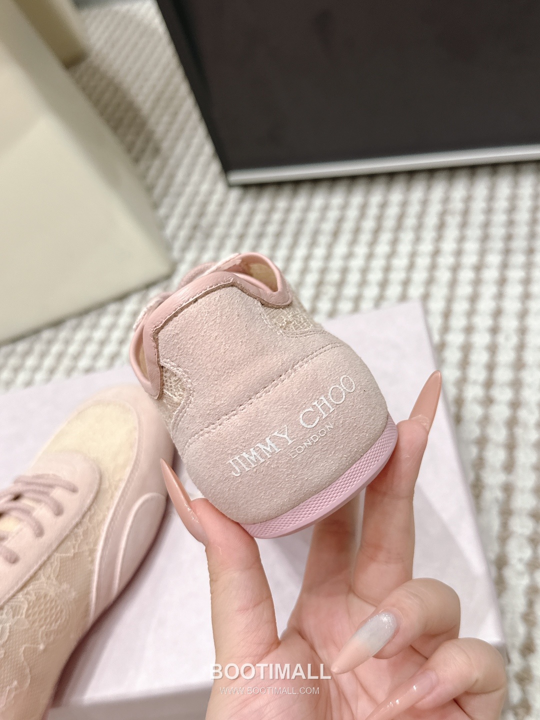 Jimmy Choo Diamond Leather Lace Chunky Sole Sneakers 지미추 다이아몬드 레더 레이스 청키솔 스니커즈 9