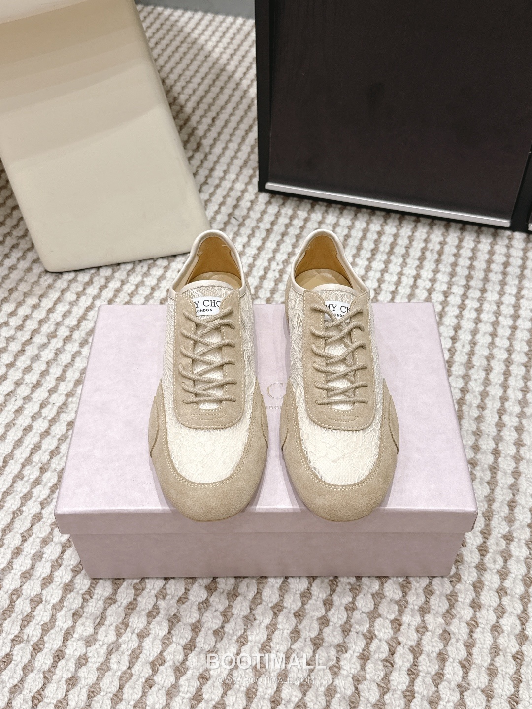 Jimmy Choo Diamond Leather Lace Chunky Sole Sneakers 지미추 다이아몬드 레더 레이스 청키솔 스니커즈 1