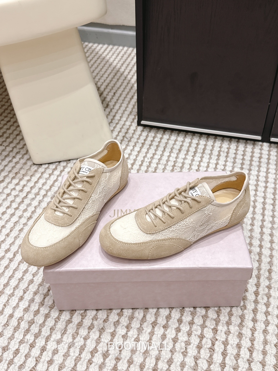Jimmy Choo Diamond Leather Lace Chunky Sole Sneakers 지미추 다이아몬드 레더 레이스 청키솔 스니커즈 3