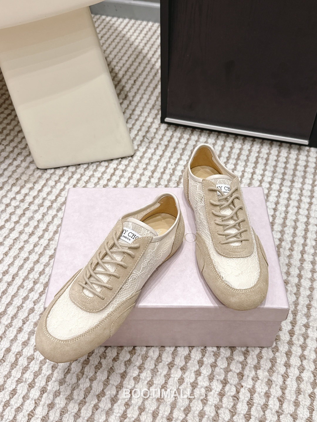 Jimmy Choo Diamond Leather Lace Chunky Sole Sneakers 지미추 다이아몬드 레더 레이스 청키솔 스니커즈 4