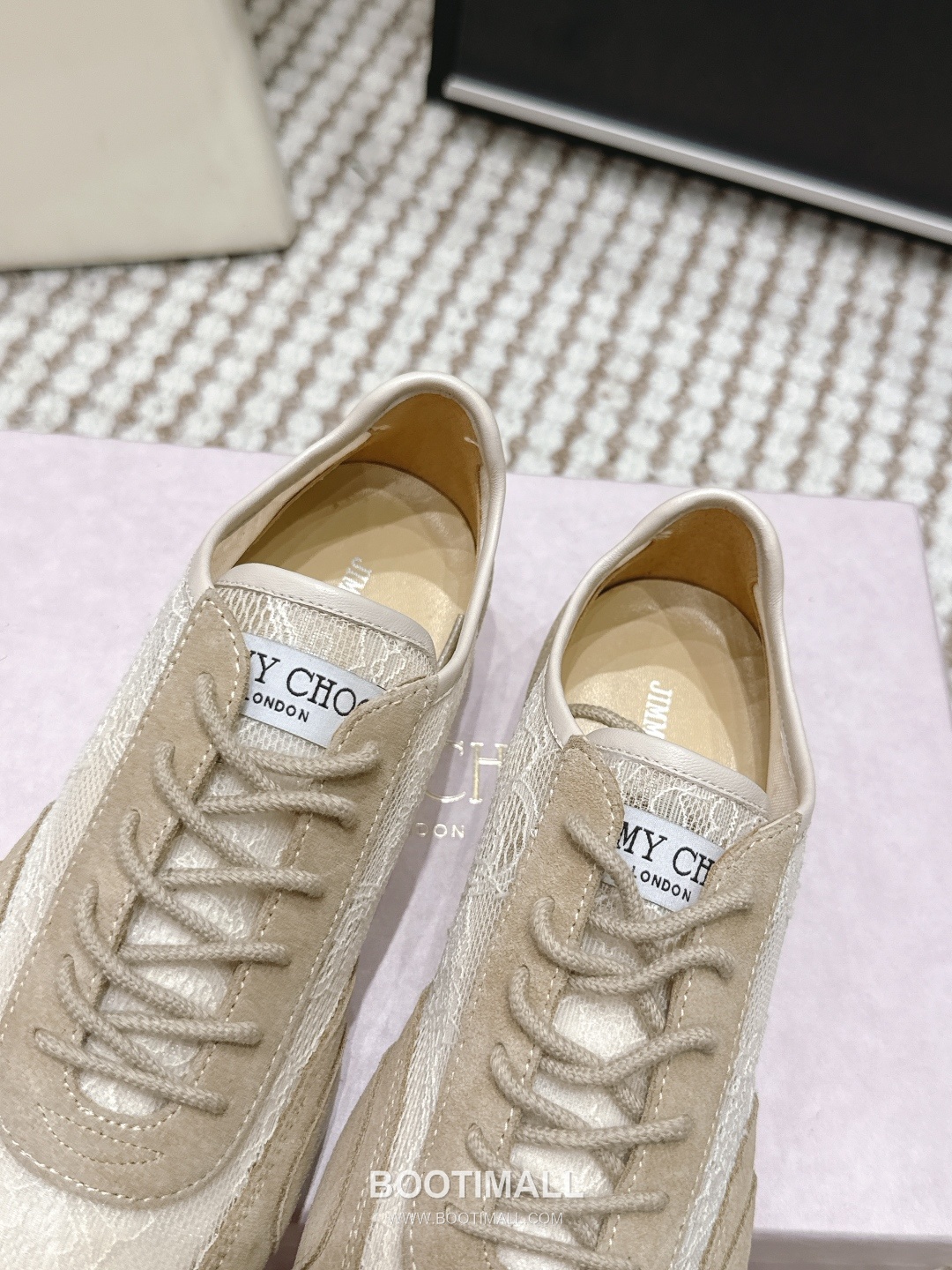 Jimmy Choo Diamond Leather Lace Chunky Sole Sneakers 지미추 다이아몬드 레더 레이스 청키솔 스니커즈 7