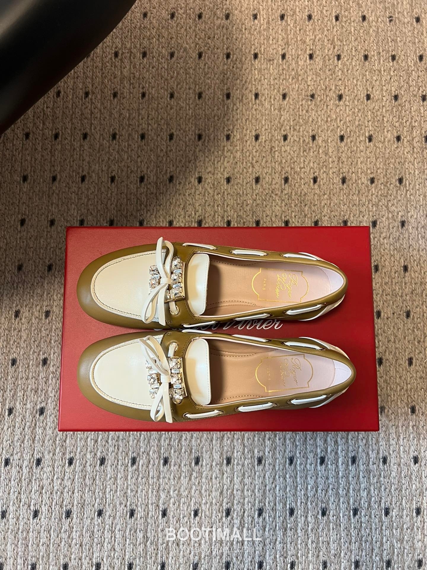 Roger Vivier Belle Vivier Leather Suede Crystal Buckle Loafer Shoes 로저 비비에 벨 비비에 레더 스웨이드 크리스탈 버클 로퍼 슈즈 14