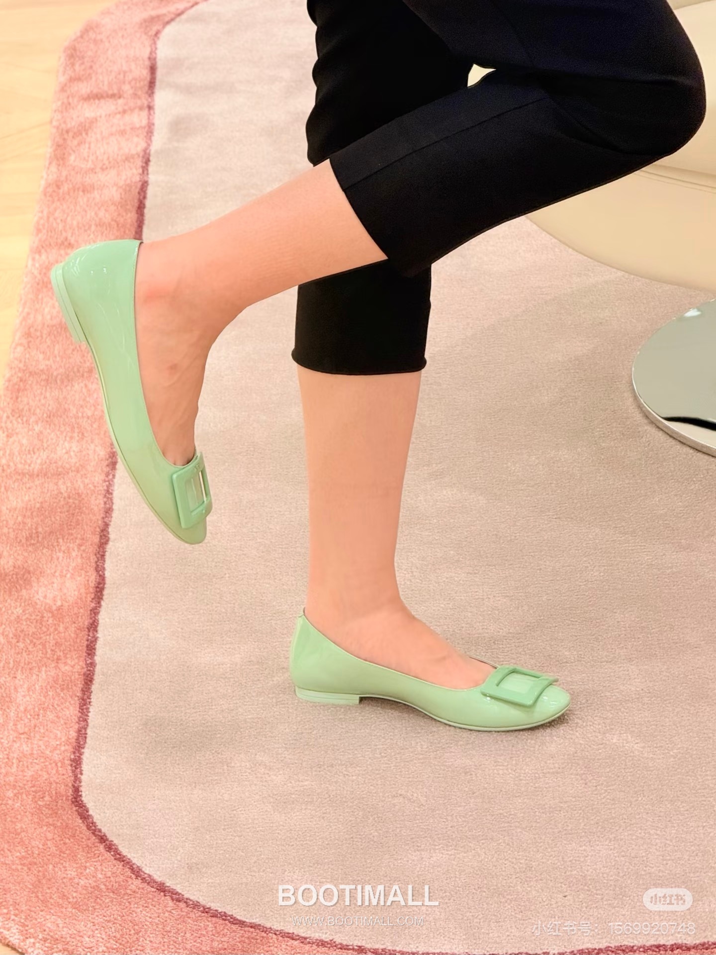 Roger Vivier Belle Vivier Patent Leather Metal Buckle Ballet Flats 로저 비비에 벨 비비에 페이턴트 레더 메탈 버클 발레 플랫 슈즈 5