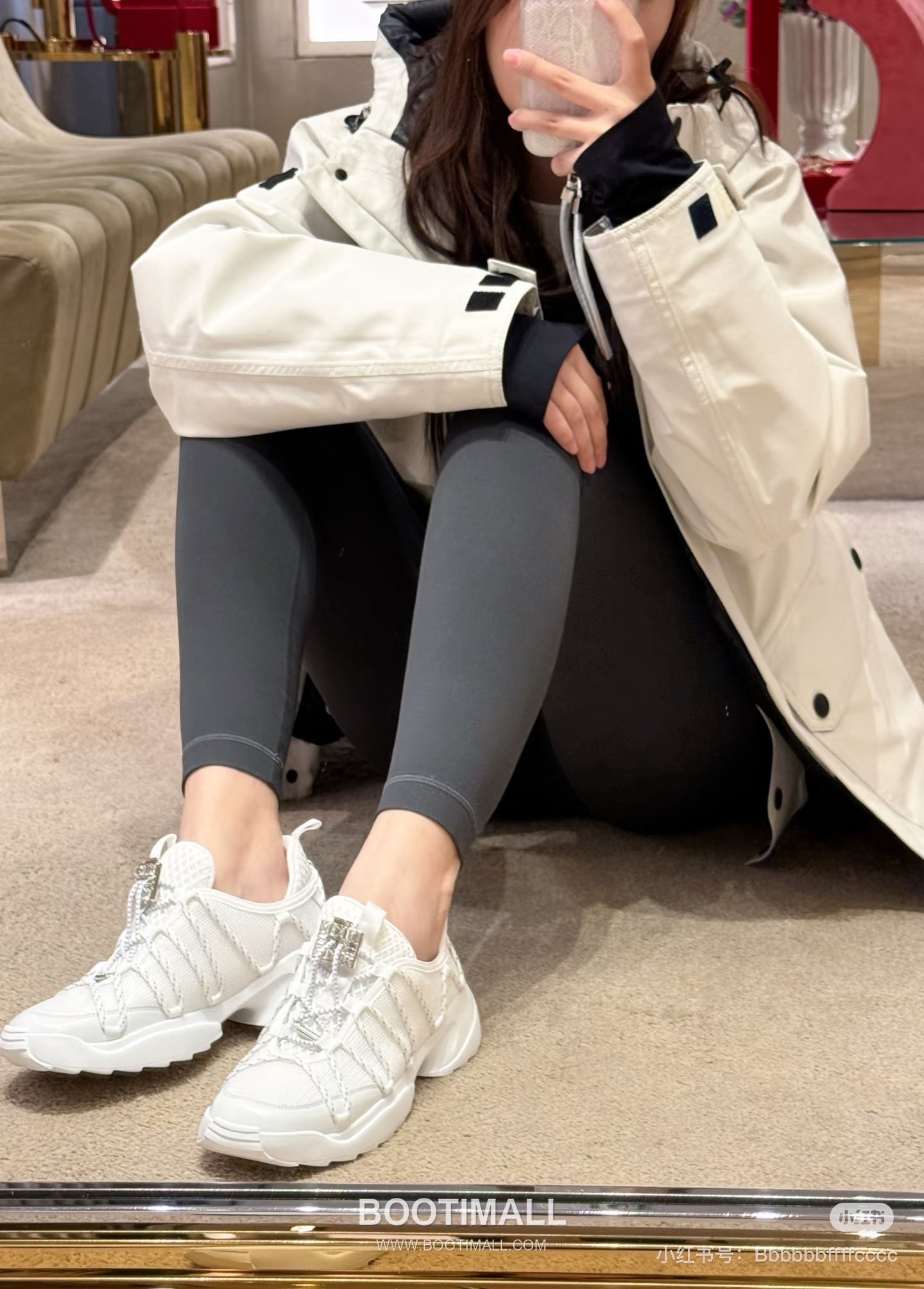 Roger Vivier Viv' Run Leather Mesh Crystal Buckle Chunky Sneakers 로저 비비에 비브 런 레더 메쉬 크리스탈 버클 청키 스니커즈 6