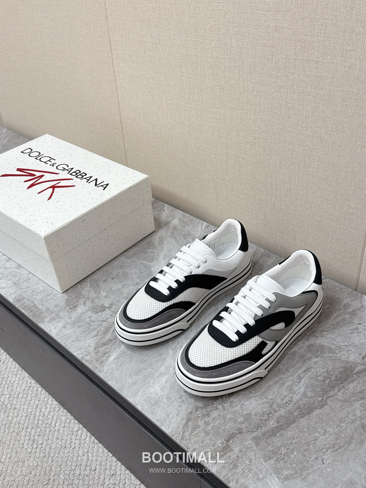 Dolce & Gabbana Space Leather Suede Mesh Chunky Sneakers 돌체앤가바나 스페이스 레더 스웨이드 메쉬 청키 스니커즈 1