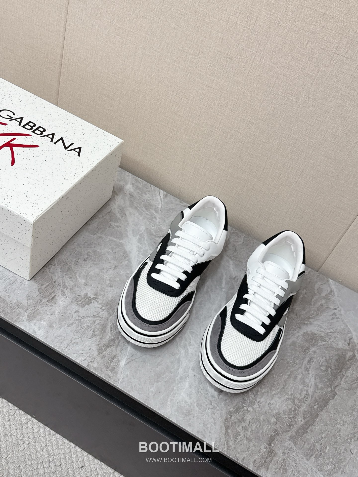 Dolce & Gabbana Space Leather Suede Mesh Chunky Sneakers 돌체앤가바나 스페이스 레더 스웨이드 메쉬 청키 스니커즈 3