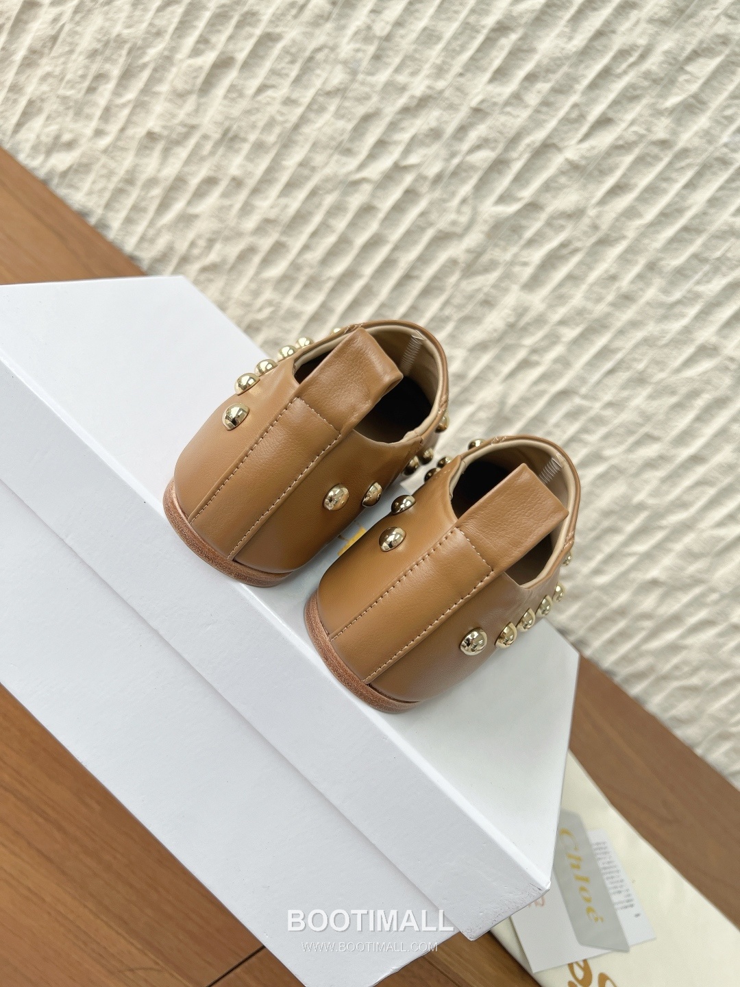 Chloé Leather Studded Ballet Flats 끌로에 레더 스터드 발레 플랫 슈즈 5