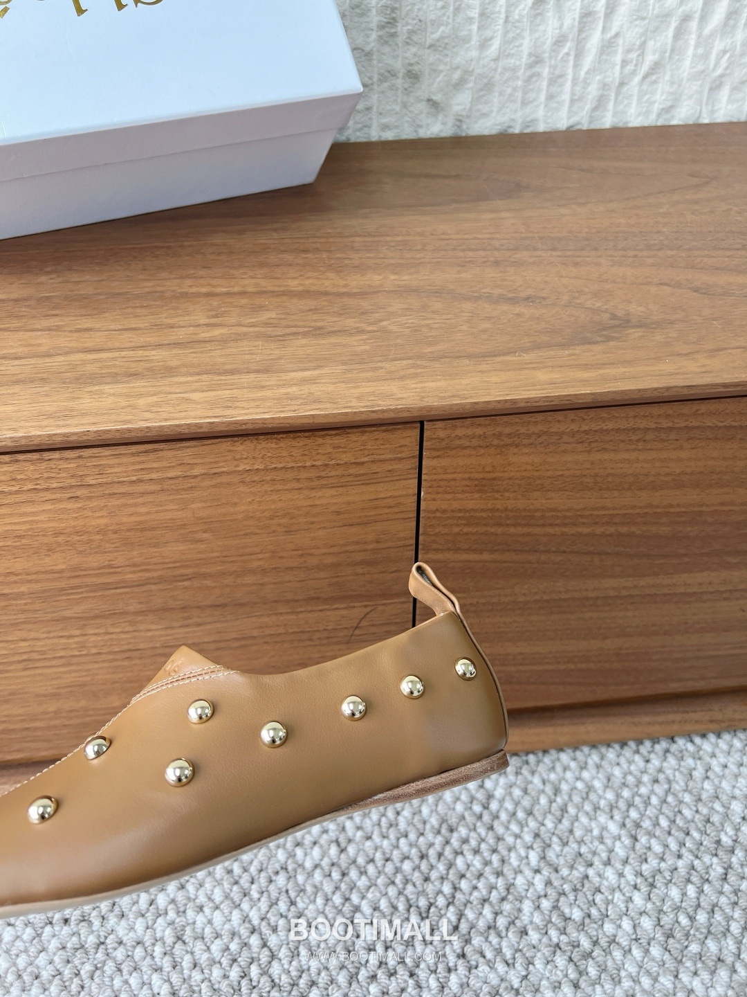 Chloé Leather Studded Ballet Flats 끌로에 레더 스터드 발레 플랫 슈즈 7