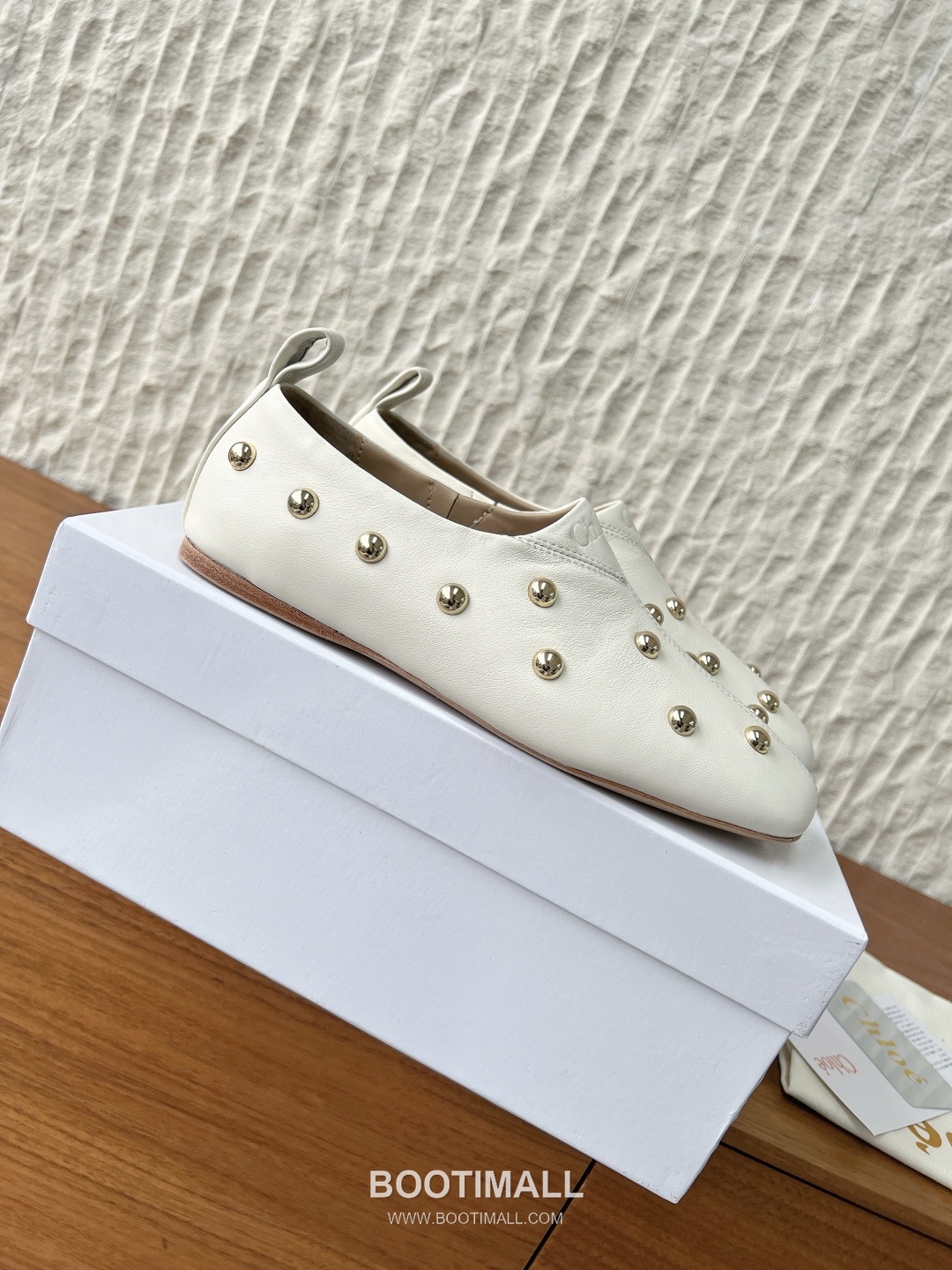 Chloé Leather Studded Ballet Flats 끌로에 레더 스터드 발레 플랫 슈즈 5