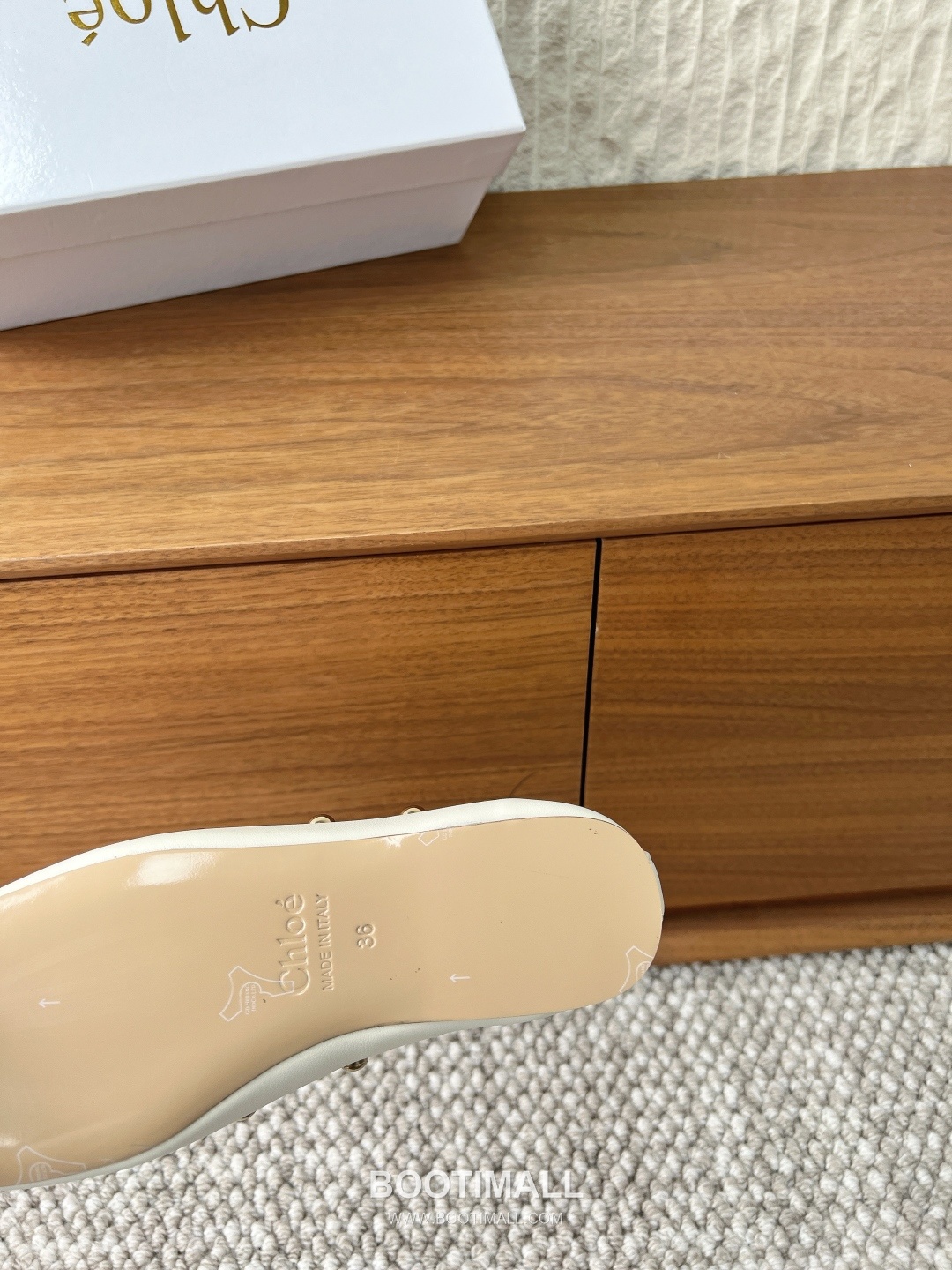 Chloé Leather Studded Ballet Flats 끌로에 레더 스터드 발레 플랫 슈즈 9