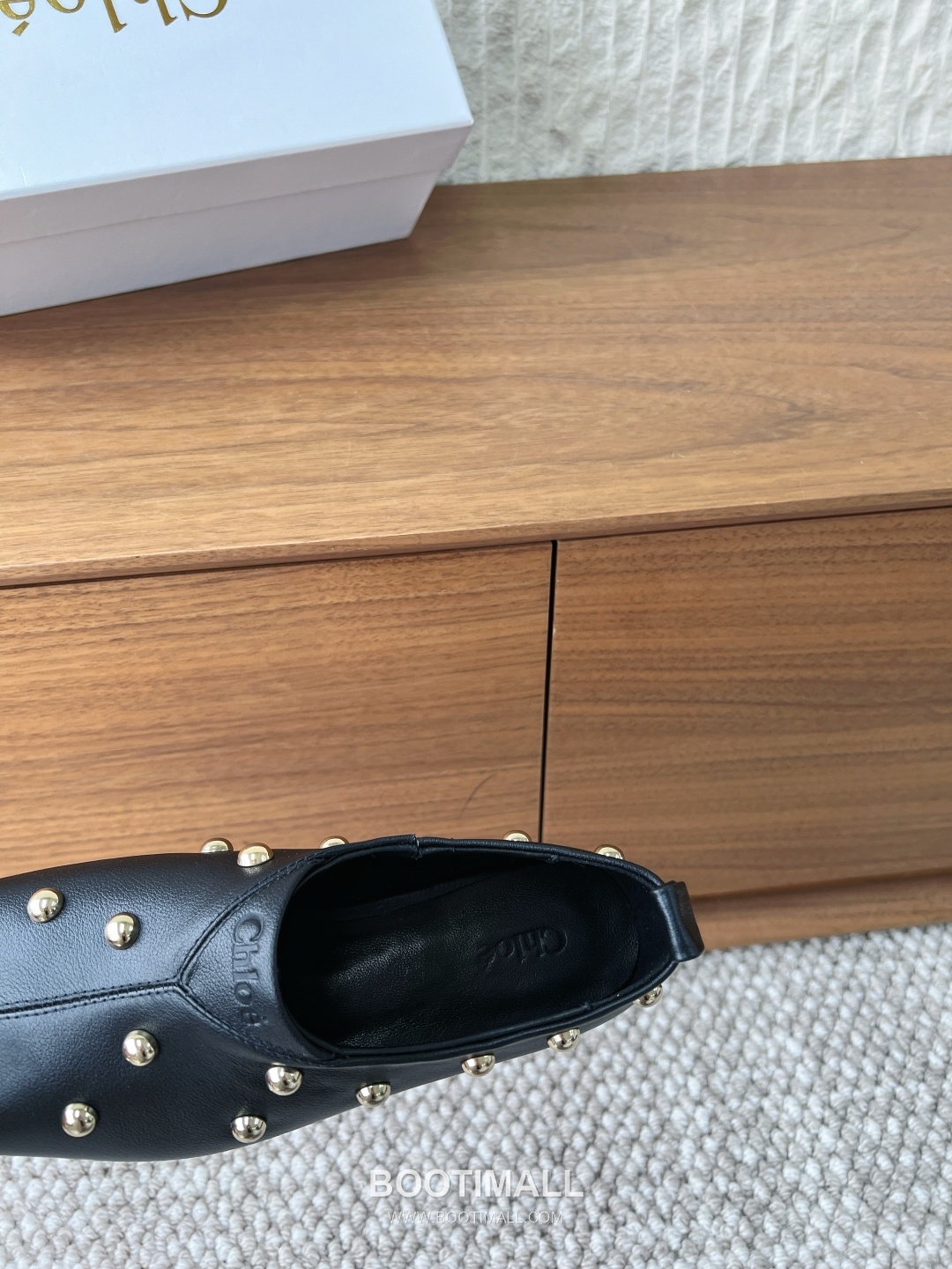 Chloé Leather Studded Ballet Flats 끌로에 레더 스터드 발레 플랫 슈즈 8