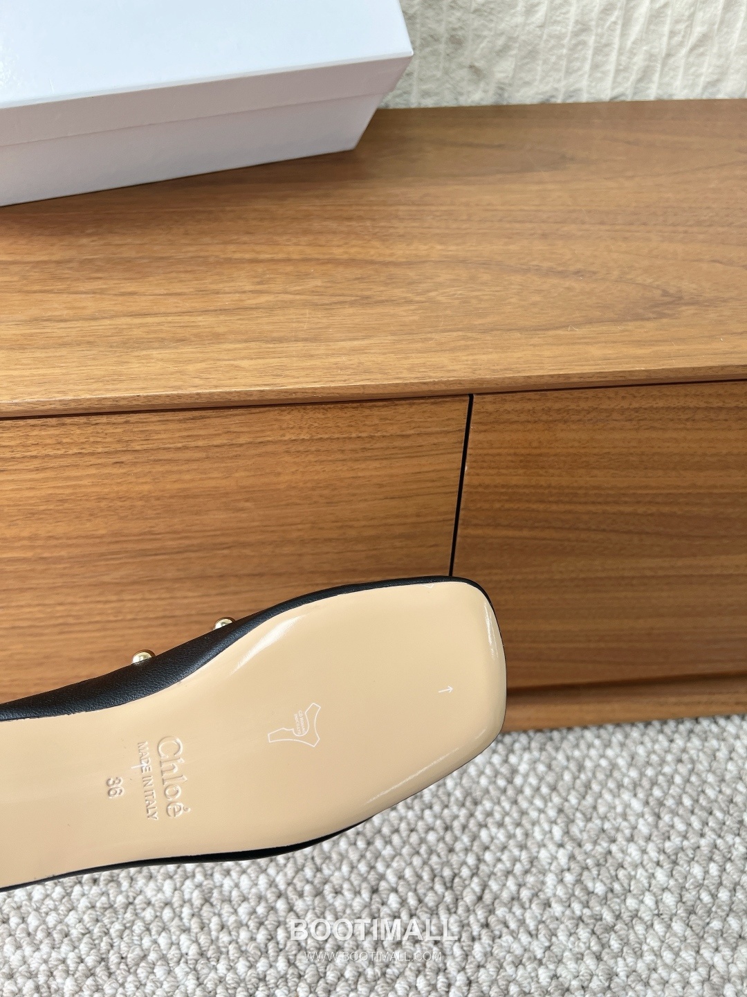 Chloé Leather Studded Ballet Flats 끌로에 레더 스터드 발레 플랫 슈즈 9