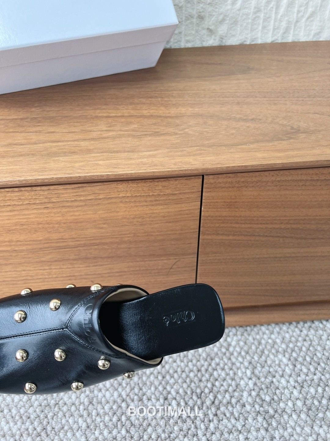 Chloé Leather Studded Ballet Flats 끌로에 레더 스터드 발레 플랫 슈즈 8