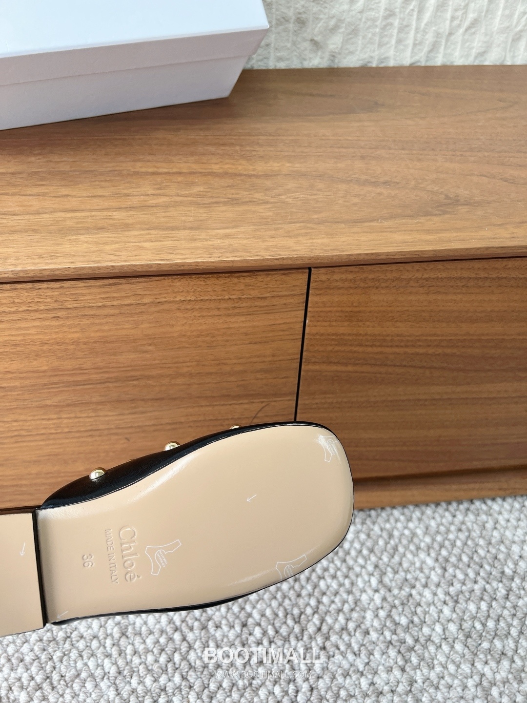 Chloé Leather Studded Ballet Flats 끌로에 레더 스터드 발레 플랫 슈즈 9