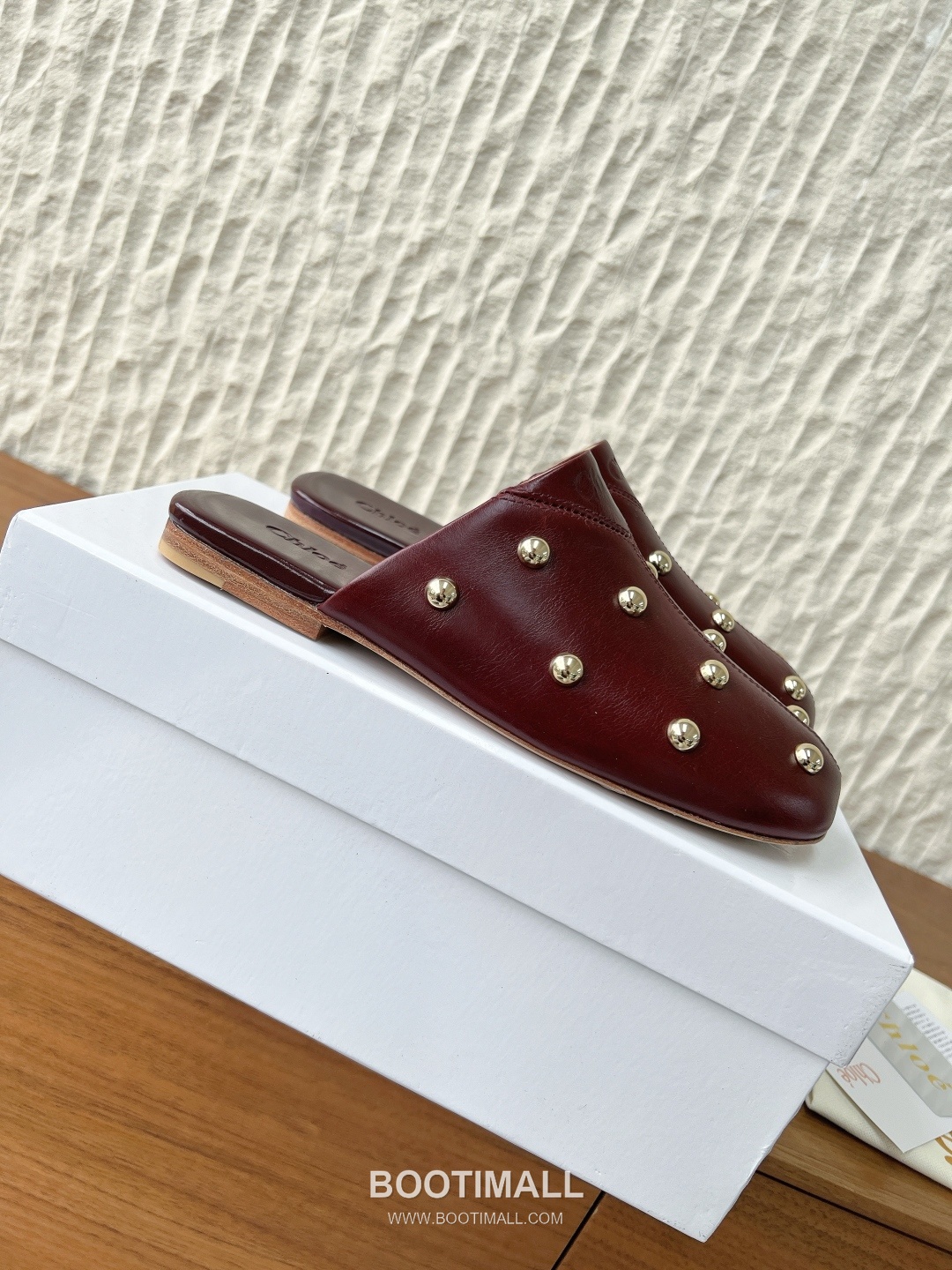 Chloé Leather Studded Ballet Flats 끌로에 레더 스터드 발레 플랫 슈즈 4