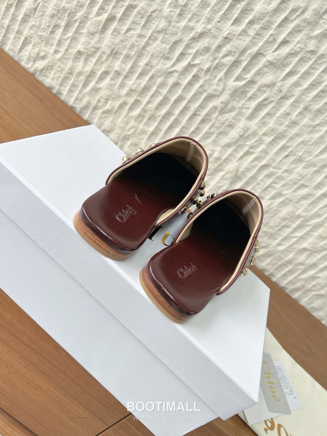 Chloé Leather Studded Ballet Flats 끌로에 레더 스터드 발레 플랫 슈즈 5