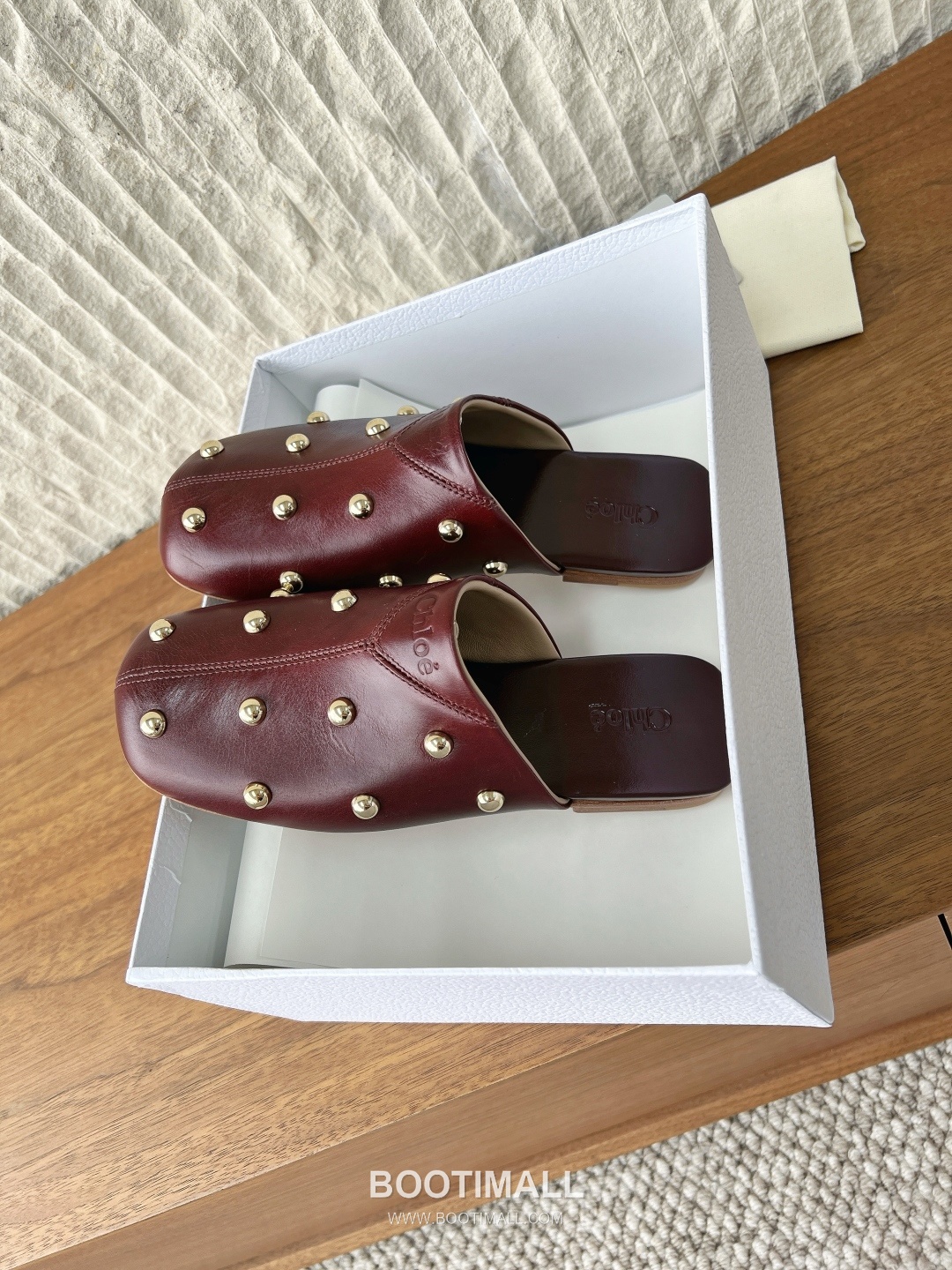 Chloé Leather Studded Ballet Flats 끌로에 레더 스터드 발레 플랫 슈즈 6