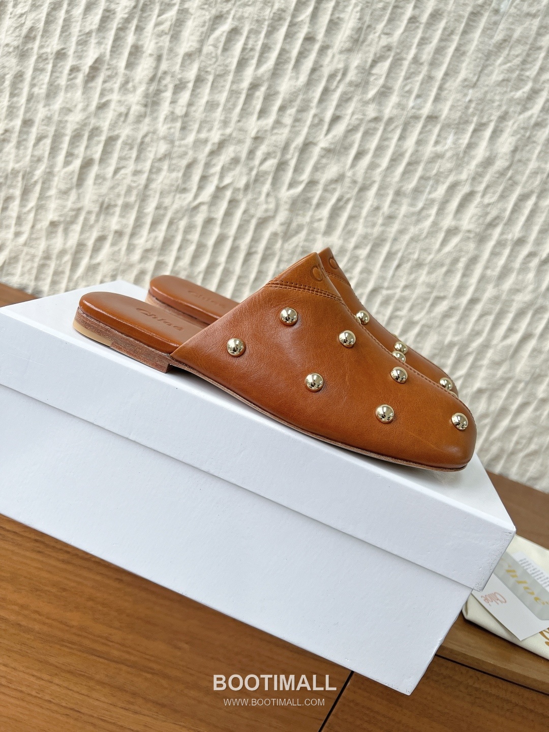 Chloé Leather Studded Ballet Flats 끌로에 레더 스터드 발레 플랫 슈즈 5