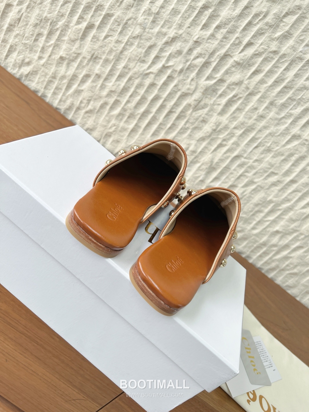 Chloé Leather Studded Ballet Flats 끌로에 레더 스터드 발레 플랫 슈즈 6