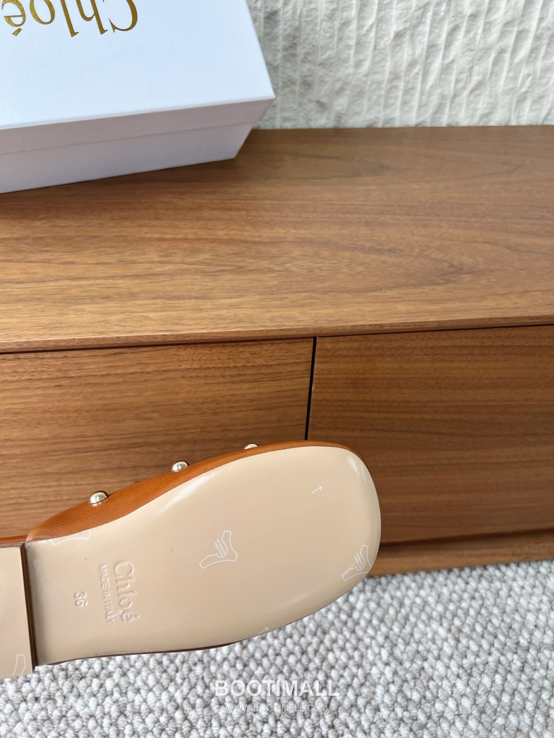 Chloé Leather Studded Ballet Flats 끌로에 레더 스터드 발레 플랫 슈즈 9