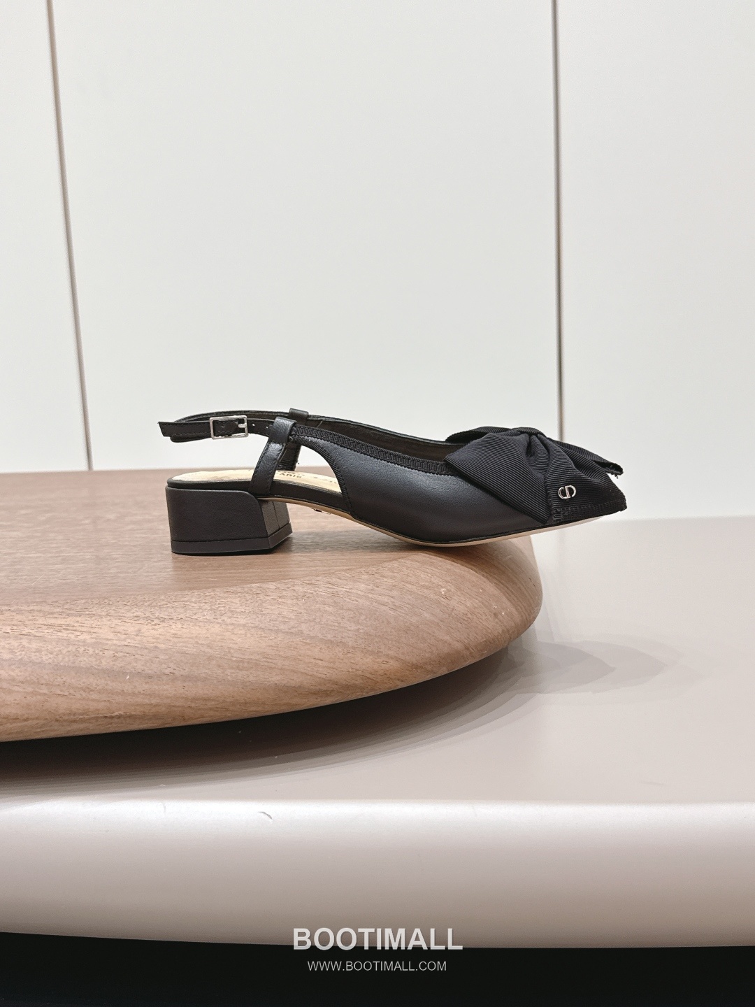 Dior Leather Bow Slingback Mid Heel Pumps 디올 레더 보우 슬링백 미드힐 펌프스 5