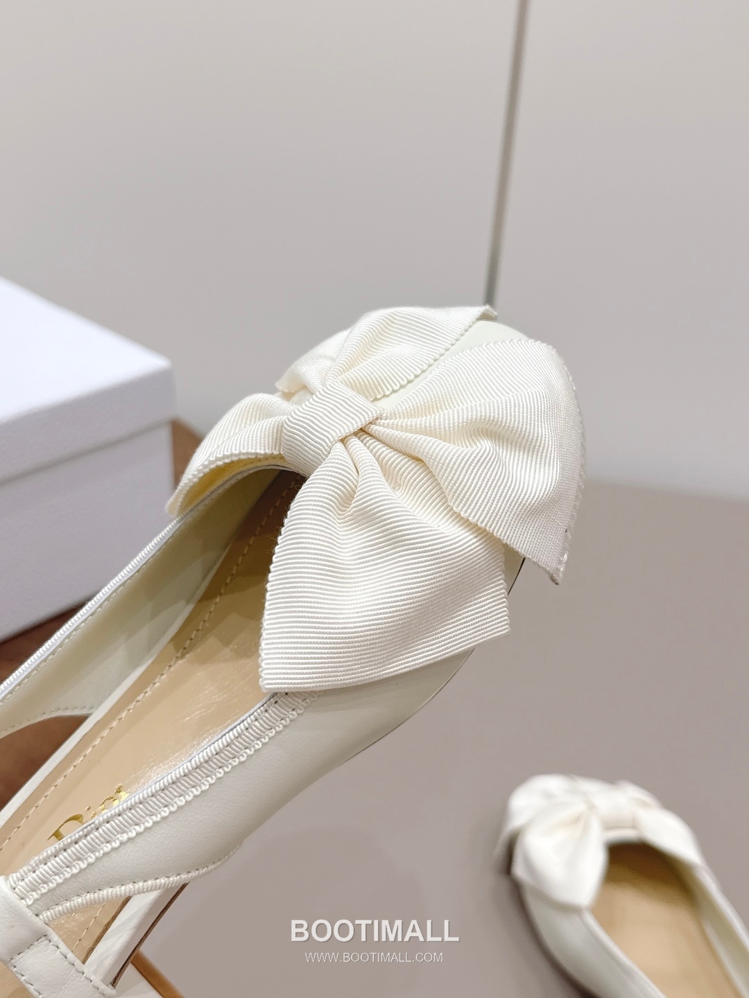 Dior Leather Bow Slingback Mid Heel Pumps 디올 레더 보우 슬링백 미드힐 펌프스 6