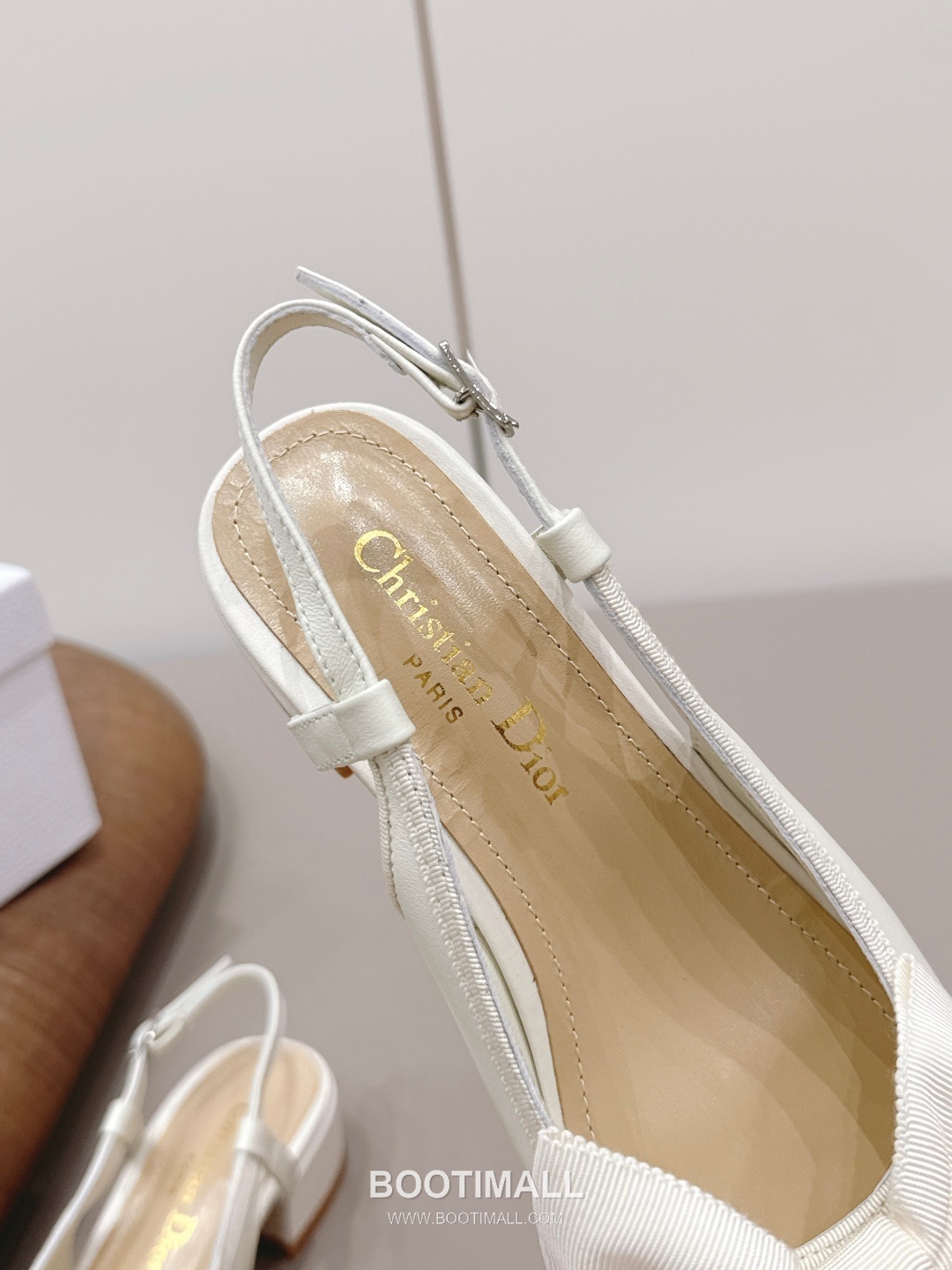 Dior Leather Bow Slingback Mid Heel Pumps 디올 레더 보우 슬링백 미드힐 펌프스 7