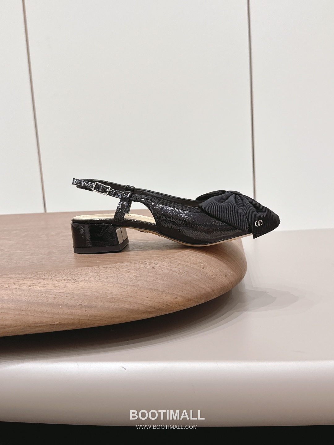 Dior Leather Bow Slingback Mid Heel Pumps 디올 레더 보우 슬링백 미드힐 펌프스 5