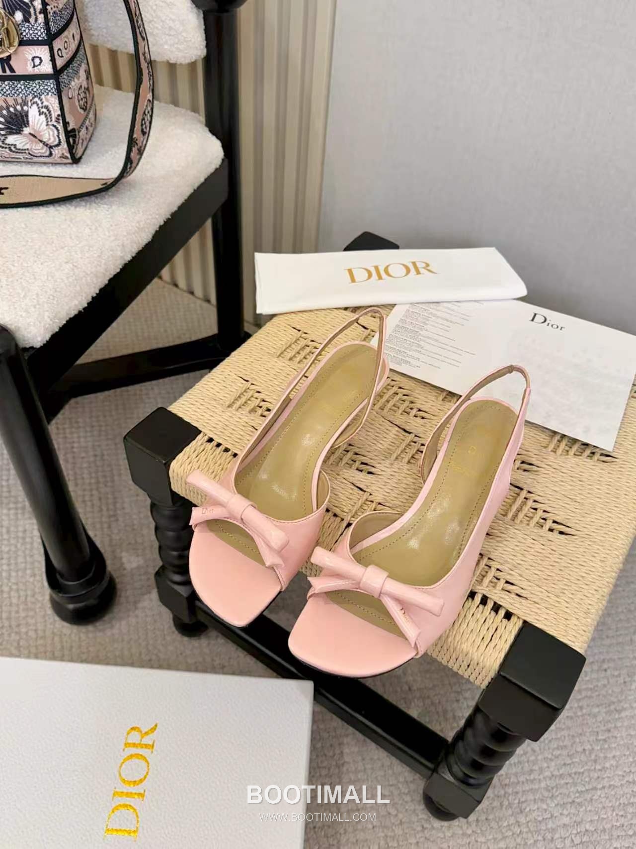 Dior J'Adior Patent Leather Silk Open Toe Slingback Heeled Sandals 디올 자디올 페이턴트 레더 실크 오픈토 슬링백 힐 샌들 1